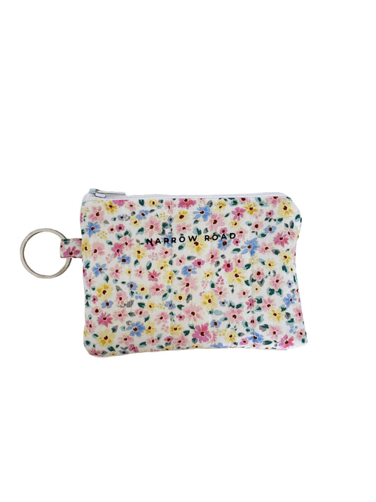 Small Zipper Purse - Spring Petals