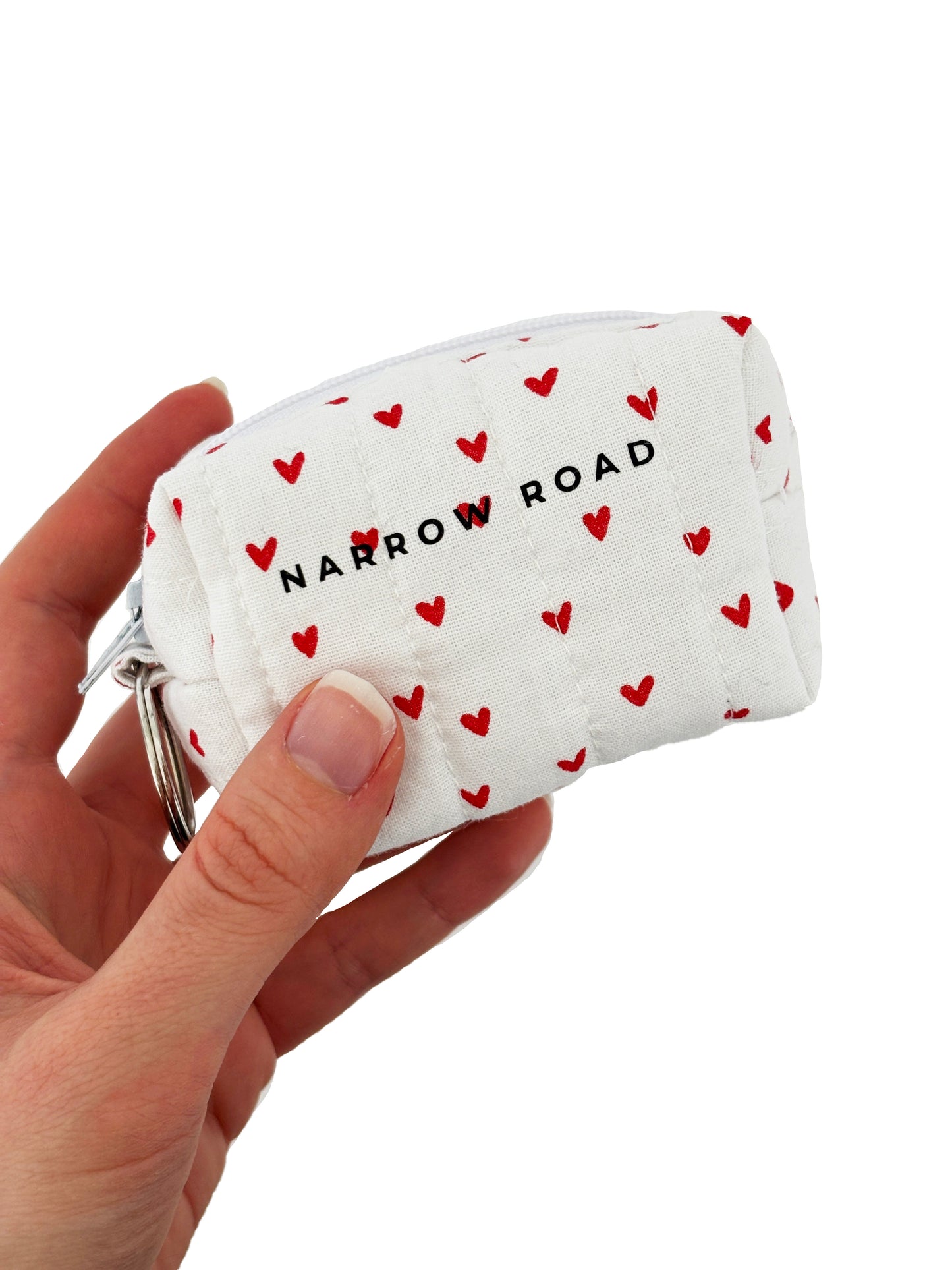 Keychain Coin Pouch - Mini Hearts